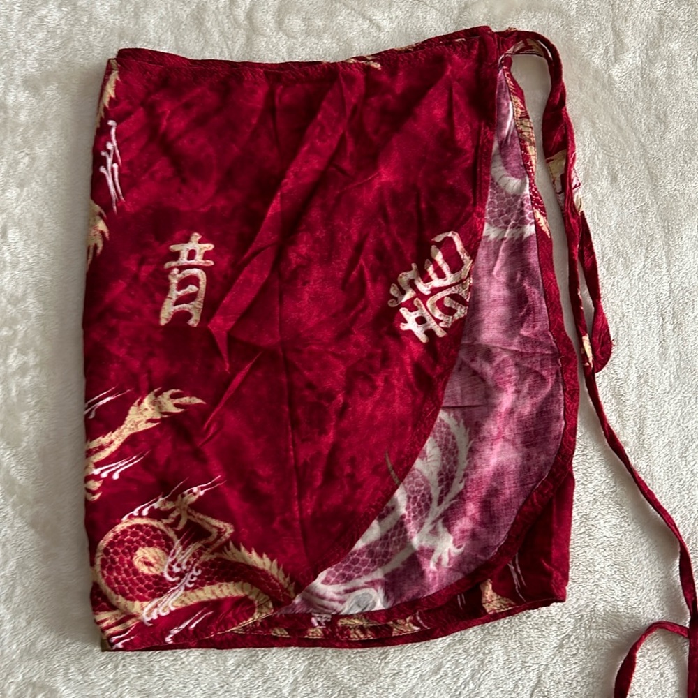 Dragon Thailand Wrap Skirt One Size